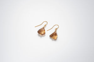 Gold Plated Citrine Earrings