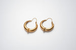 Load image into Gallery viewer, Gold-plated Indian hoops
